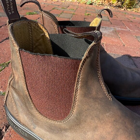 Blundstones - Brown Leather Chelsea Men's - Picture 5 of 8
